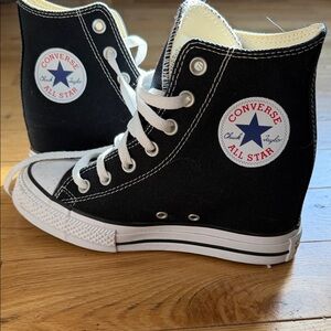 Converse Black and White High-Top Sneakers